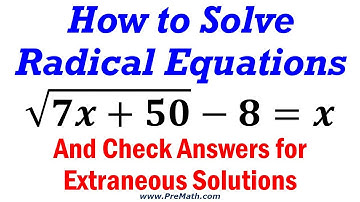 How to Solve Radical Equations: Easy-to-Understand Method