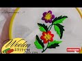 Unbelievably Easy Flower Embroidery 🌸 | Simple Hand Stitch Tutorial