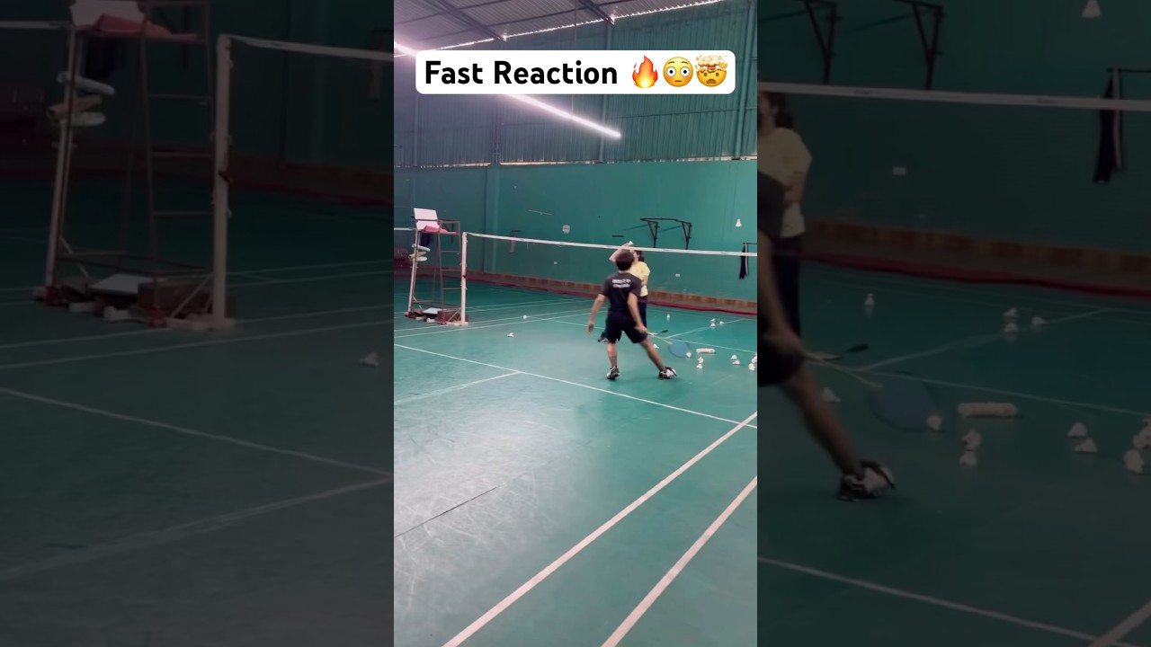 Front-court footwork drill 🏸Speed • balance • reaction