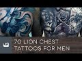 [38+] Lion Chest Tattoos For Men Designs Drawings