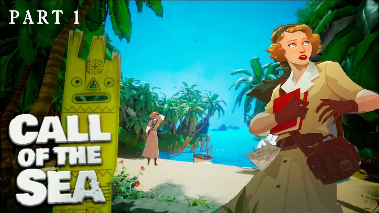 MOST BEAUTIFUL ADVENTURE PUZZLE GAME | CALL OF THE SEA Prologue + Chapter 1 Full Gameplay