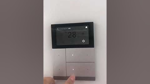 Knx/Eib Gvs K-Bus Smart Home Waltz Touch+ Pad Temperature Controller Lighting/AC/Scene/Shutter/Music