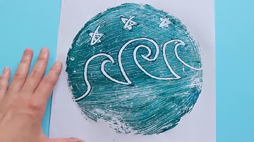Kids Art | How To Create Monoprints