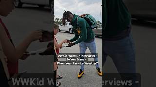 WWKid Wrestler Interviews - Je'Von Evans - Favorite Wrestler? #jevonevans #wwe #jeffhardy #wwenxt