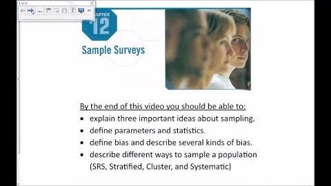 Ch 12 Sampling Methods 2016