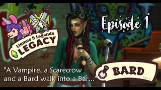 [REUPLOAD] *NEW* Llamas & Legends Legacy Challenge! Gen 1: BARD | The Sims 4 Lets Play @OnyxWildcat