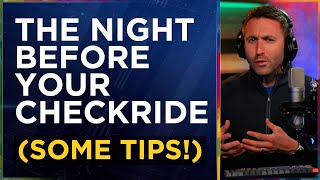 The night before your FAA check ride