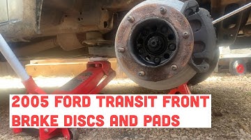 Front brake discs and pads on a 2005 FORD TRANSIT