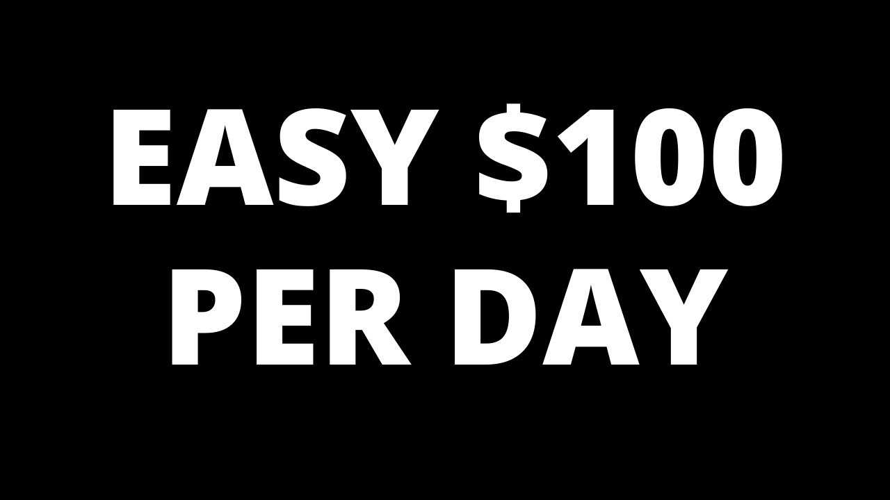 Easy $100 Per Day - New Paying Website [Make Money Online 2020]