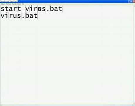 How to make virus.bat