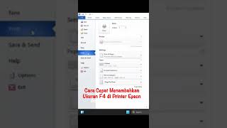 Cara Menambahan Ukuran Kertas F4 pada Printer Epson. #belajarkomputerpemula  #belajarkomputer