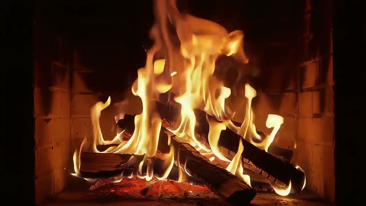 Relaxing Fireplace Ambience 🔥 Cozy Fire Sounds for Sleep & Relaxation