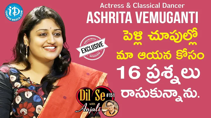 Actress & Classical Dancer Ashrita Vemuganti Full ...