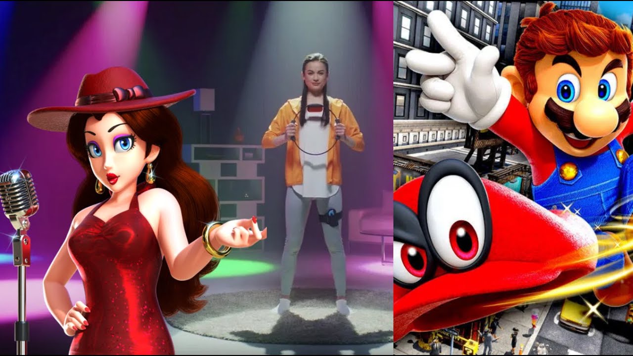 Ring Fit Adventure Rhythm Mode - Jump Up Super Star! and Ground Theme (Band performance) Gameplay