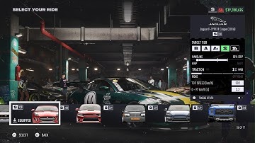 NFS Unbound Test Drive in S class [#77 F-Type R Coupe]