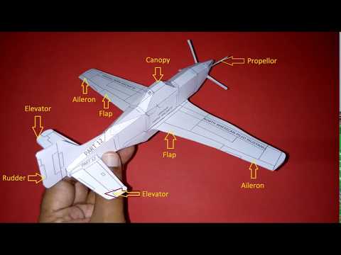 Instruction ebook below to make Paper North American P51D Mustang by Versova Paper Aircrafts