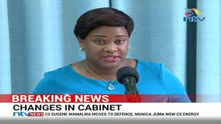 President Uhuru makes Cabinet changes, reassigns 3 CSs