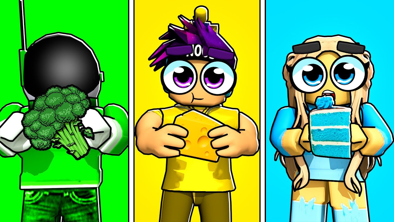 Roblox Eat ONLY One Color... OR ELSE!