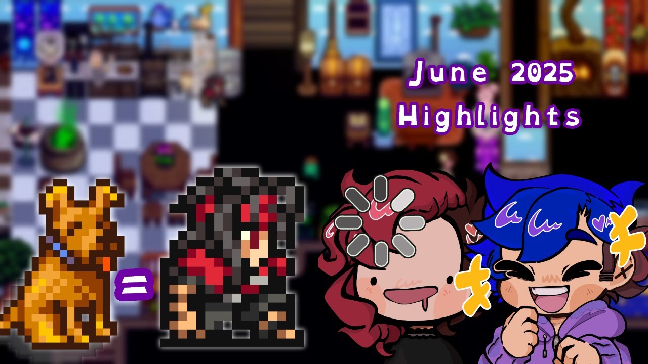 I Made Sheiky's Stardew Dog Vincent Valentine - Stream Highlights (June 2025)