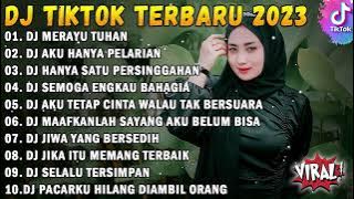 DJ SLOW BASS TERBARU 2023 - DJ MERAYU TUHAN | AKU COBA MERAYU TUHANKU FULL ALBUM