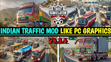 How To Add (INDIAN TRAFFIC MOD) In Bus Simulator Indonesia | v4.3.4 | Bussid Indian Traffic Download