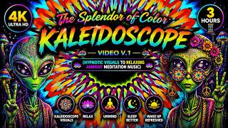 The Splendor of Color Kaleidoscope Video V.1 (Hypnotic Visuals to Relaxing Ambient Meditation Music)