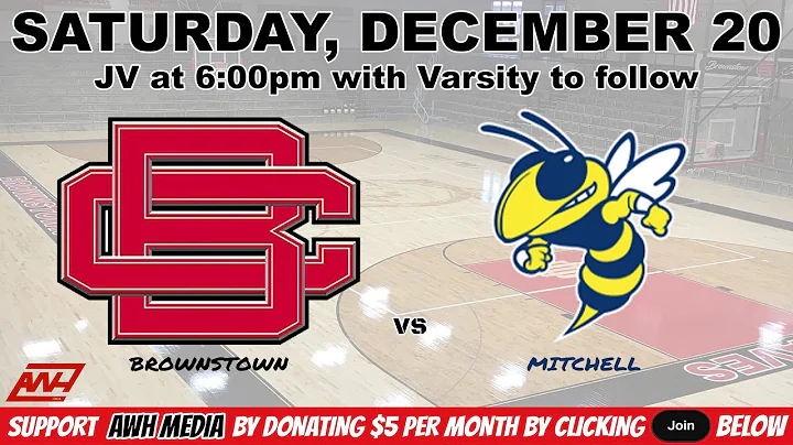 B-TOWN LIVE: BRAVES BASKETBALL vs MITCHELL
