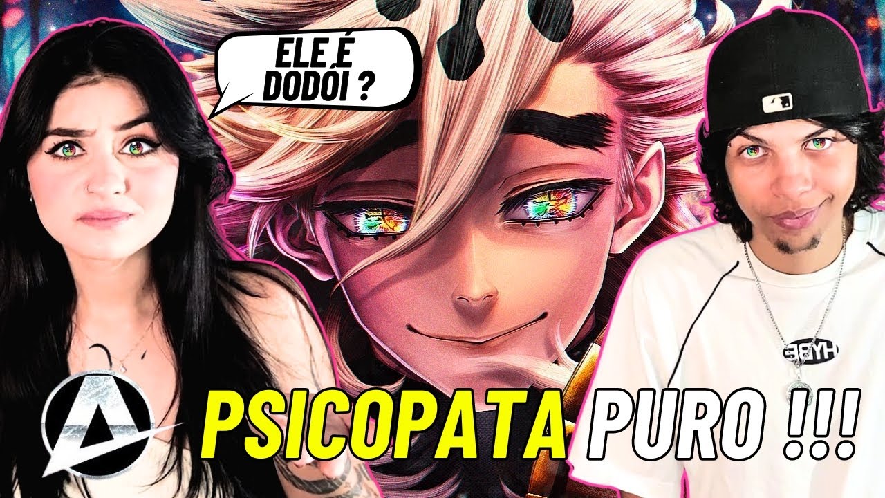 LELE CONHECENDO DOUMA (Kimetsu no Yaiba) | Frias Emoções | AniRap - REACT VT e LELE
