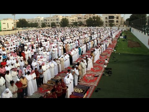 صلاة العيد بمدينة الرباط مسجد العمرة يعقوب المنصور