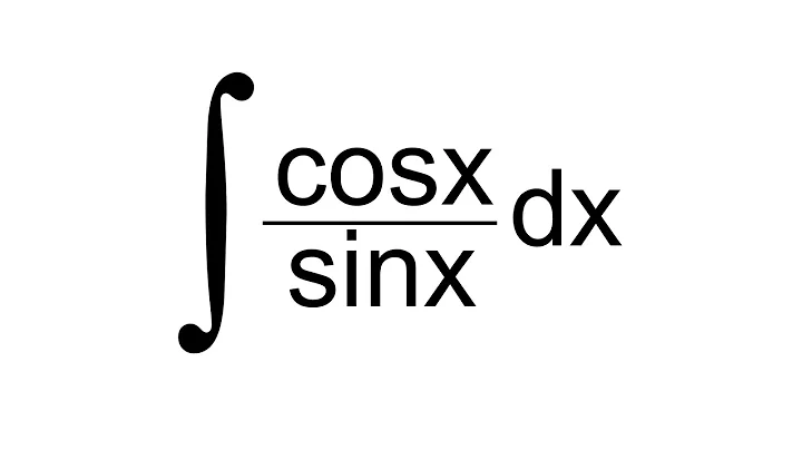 Integration of cosx/sinx dx