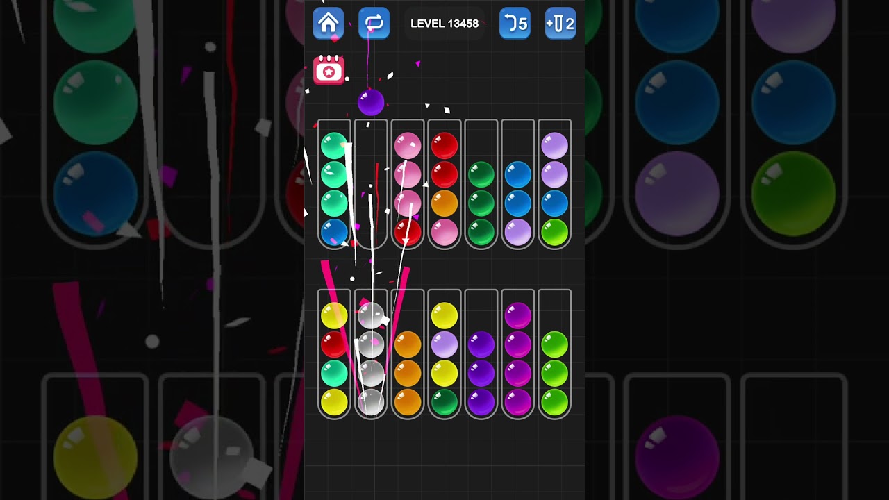 ボール Level Ball Sort Puzzle by Guru Game: Levels 13456, 13457, 13458, 13459