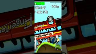 hill climb racing - mod - tourist bus - fell - Fun #shorts #short #feed screenshot 5