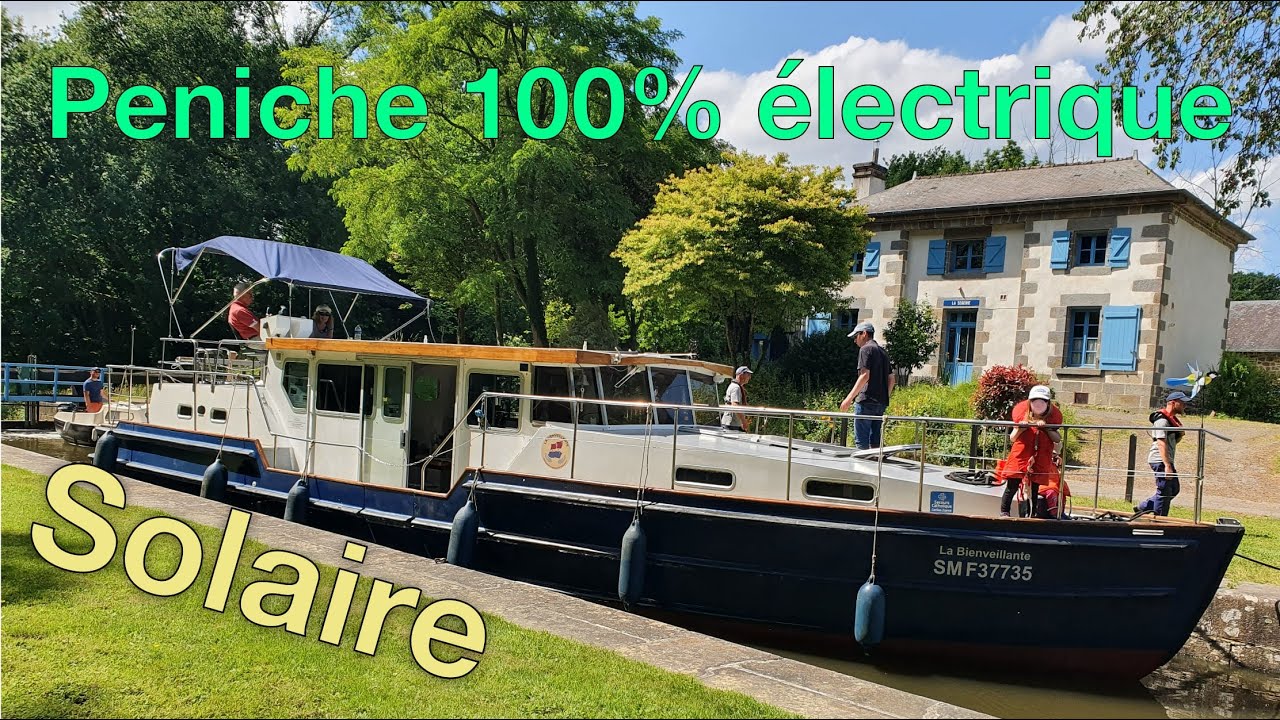 🚤 Péniche 100 % électrique - La bienveillante 🌿⚡