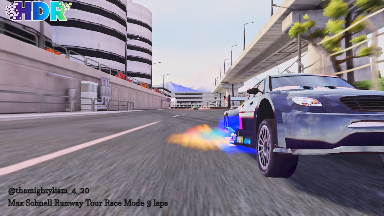[HDR] Cars 2 The Video Game | Max Schnell - Race Mode | Runway Tour 9 ...