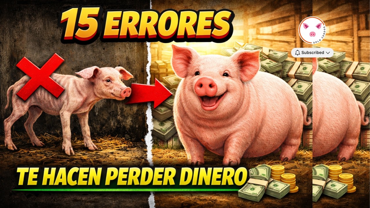 🚫🐷 NADIE TE DICE ESTO: Los 15 ERRORES que dejan tus CERDOS FLACOS y TU BOLSILLO VACÍO 💸❌