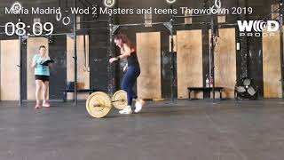 Wod 2 Masters and teens Throwdown 2019