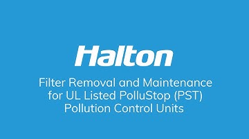 PolluStop (PST) Pollution Control Unit -  Filter Removal and Maintenance