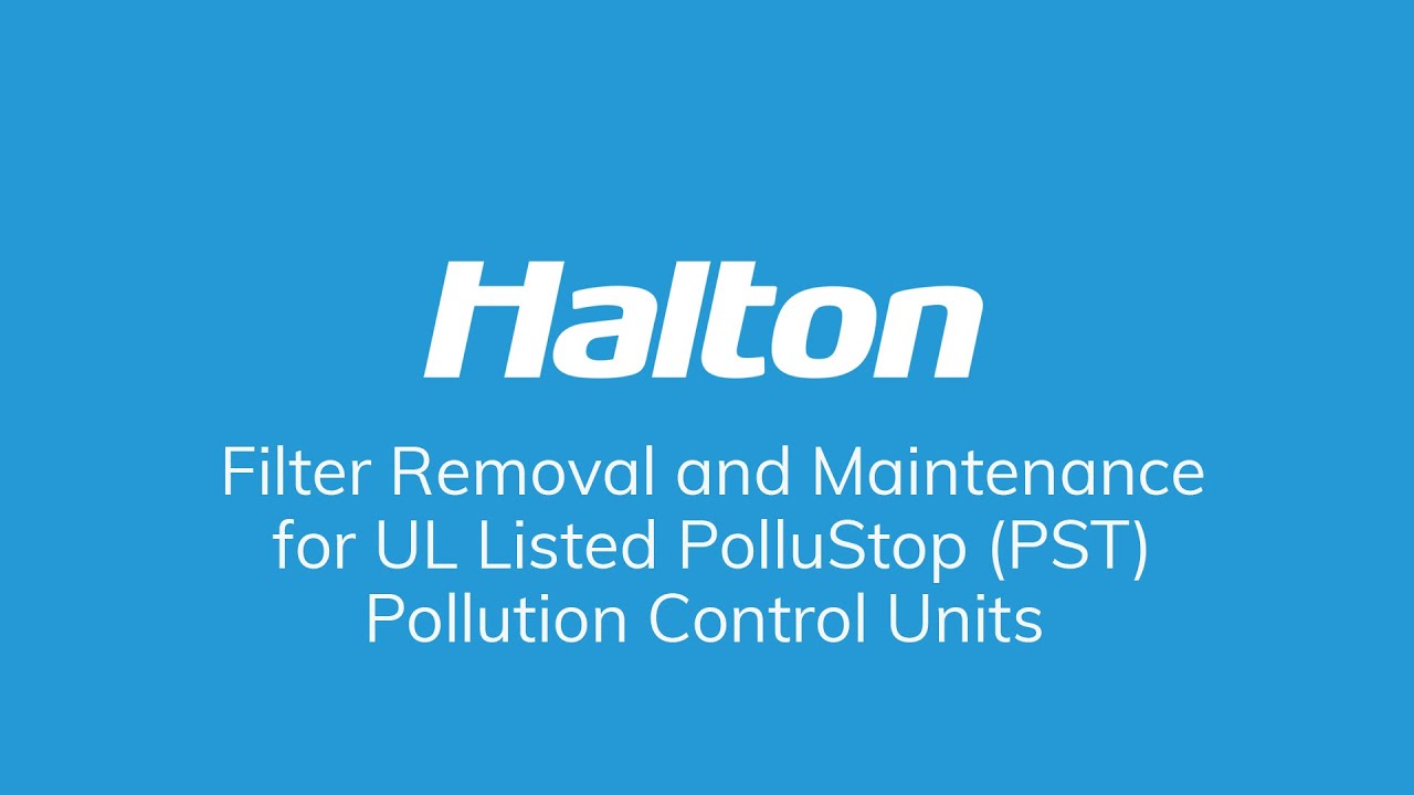 PolluStop (PST) Pollution Control Unit -  Filter Removal and Maintenance