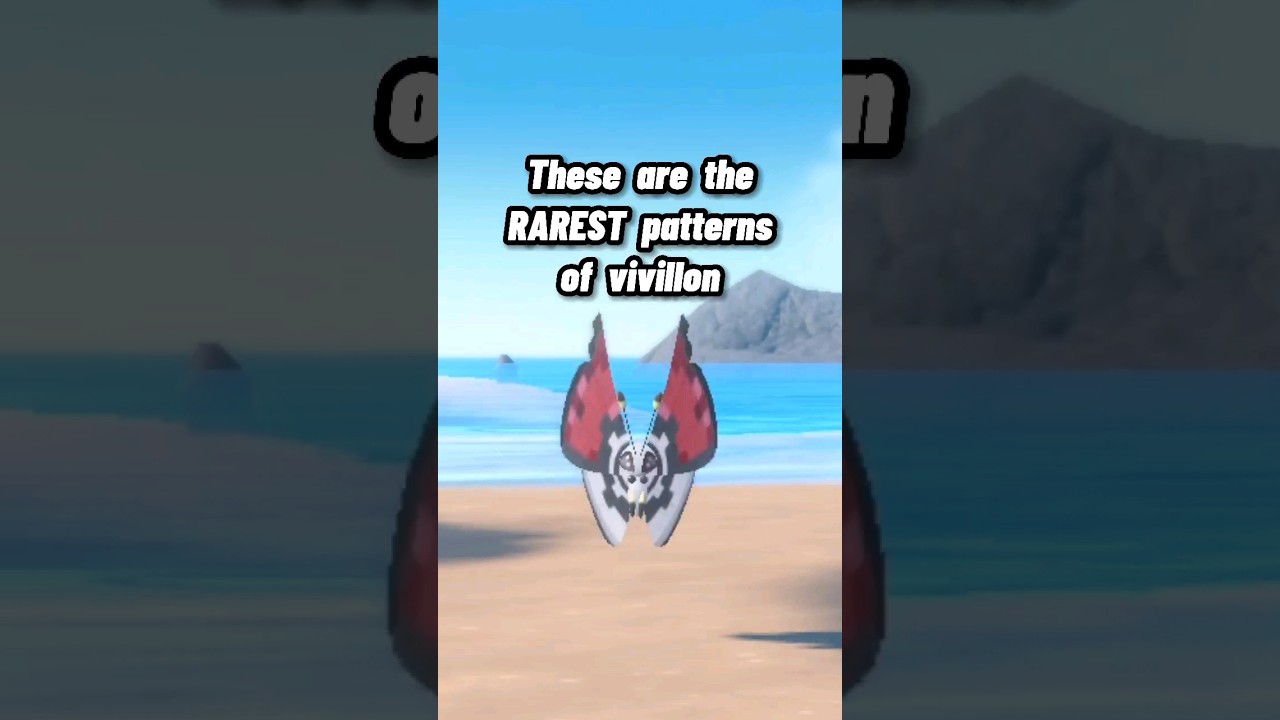 The rarest patterns of vivillon in Scarlet & Violet 🦋