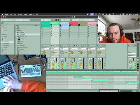💻controlling korg volcas with Ableton (usb to midi) 🛰️ [looming terror type beat] 🦷