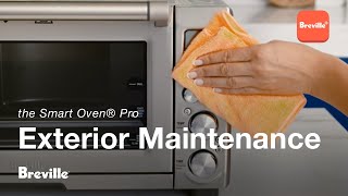 the Smart Oven® Pro | Discover the best way to clean the oven exterior and door | Breville+ screenshot 3
