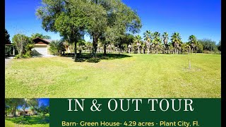 Forbes Rd. *Home for Sale* Plant City, FL- w/acreage, barn, green house