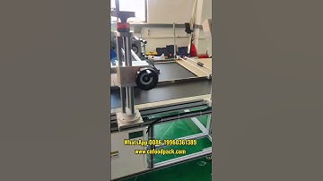 Automatic Big Carton Box Labeling Machine Pouch Bag Flat Square Sticker Machine #Labeling #Machine