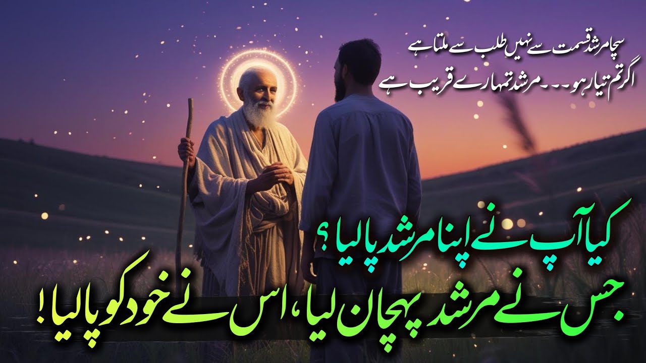 Murshid Ki Talaash | Roohani Safar Jo Aapki Zindagi Badal Sakta Hai | Faqr aur Marfat Ki Wadi