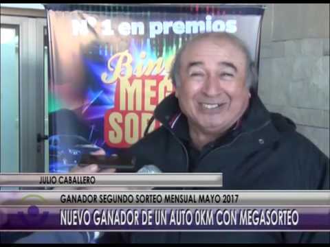05 06 17   NOTA NUEVO GANADOR DE UN AUTO 0KM CON MEGASORTEO