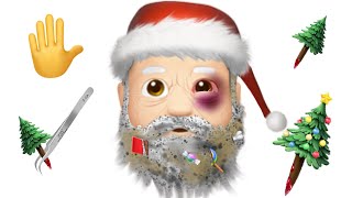 Saved Santa at Christmas | ASMR | horror story | cursed Emoji #emoji #creepyemojis