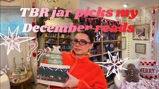 picking my December TBR using my tar jar, prompts pick my *DECEMBER TBR*  📖🫙🎄⭐️
