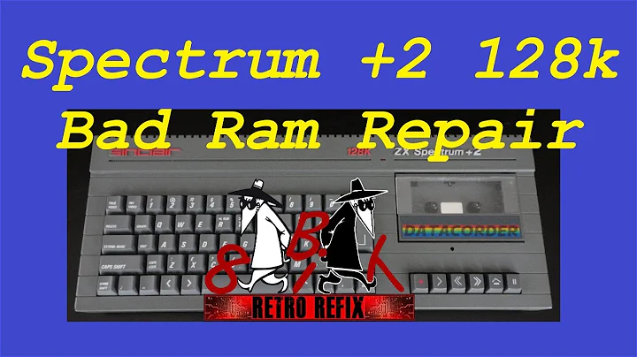 Spectrum +2 128k Bad Ram Repair sent in by Sega Zombie
