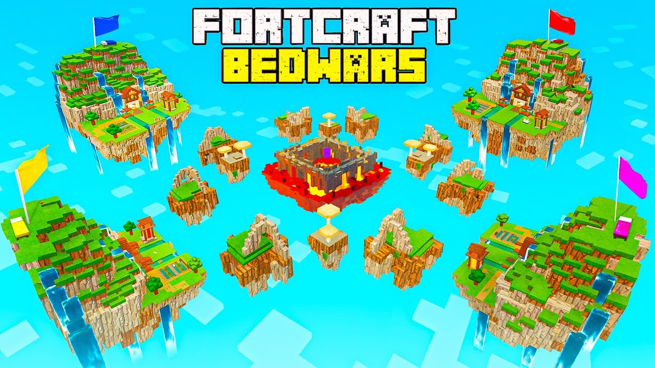 Playing fornite: Fortcraft bedwars - YouTube