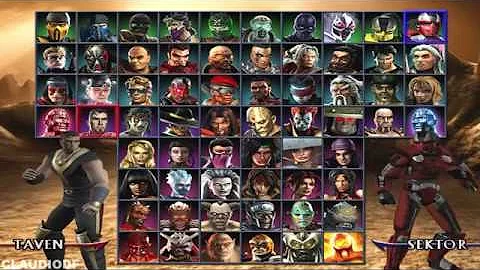 Como liberar os personagens do Mortal Kombat ps2?